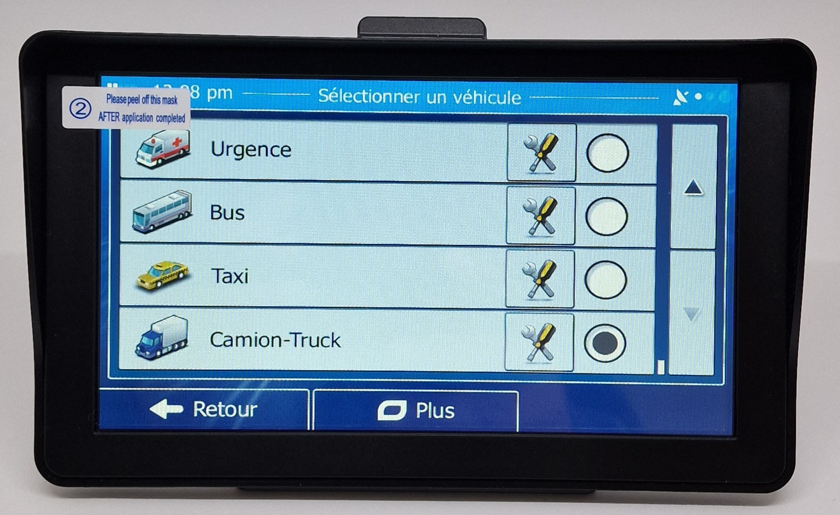 GPS Poids Lourds 7 Pouces Europe 52 Carte Système de Navigation Automatique  à Ecran Tactile Utilisation dans Poids Lourds et Voiture : :  High-Tech