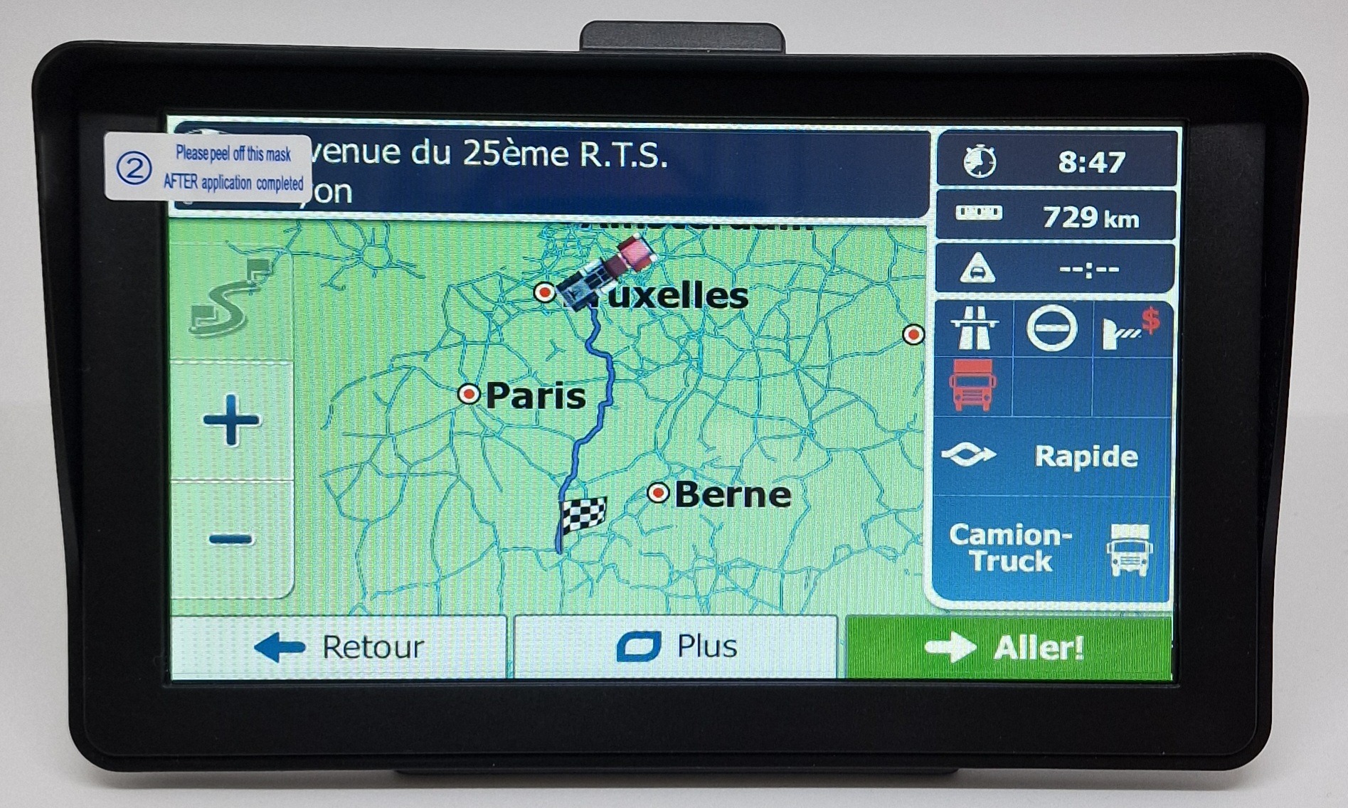 GPS Voiture, 7 Pouces Navigation pour Auto, Camion, Poids Lourd, Navigateur  avec HD Écran Tactile Multi-Languages Gui[1] - Cdiscount Auto