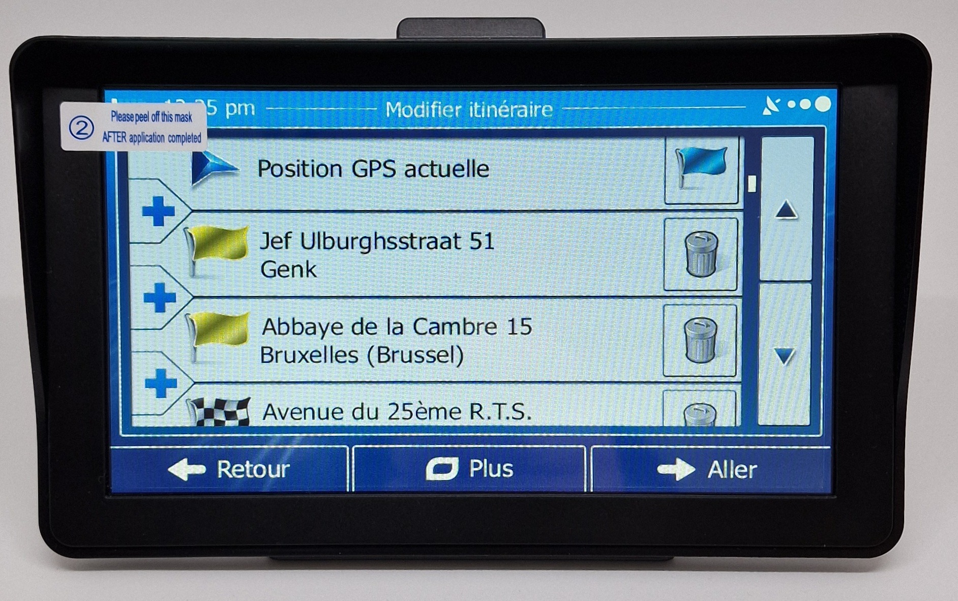 Sat Nav, 5/7 pouces, Sat Navs pour voiture / camion / camions / poids lourds  / camping-cars / lgv, codes postaux et poi, alertes de radars, assistance  de voie