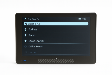 9 inch android dashcam truck gps