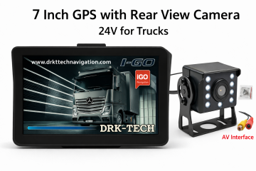 Drktechnavigation gps truck 7 inch